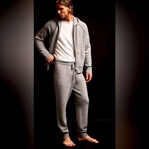 James Perse cashmere track pants